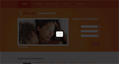 Desktop Screenshot of mundocontactos.es